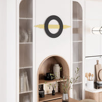 Black and Gold Modern Geometric Decor