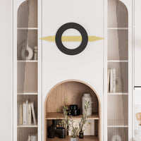 Black and Gold Modern Geometric Decor