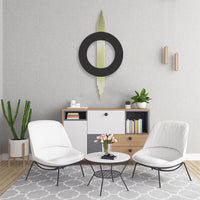 Black and Gold Modern Geometric Decor