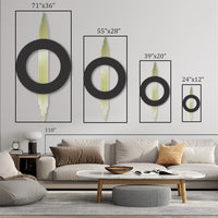 Black and Gold Modern Geometric Decor