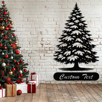 Christmas Tree With Custom Text
