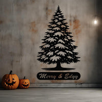 Christmas Tree With Custom Text