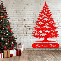 Christmas Tree With Custom Text
