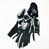 Darth Wader Metal Wall Art