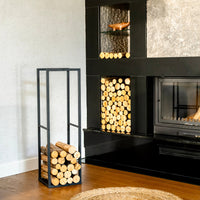 Modern Metal Log Holder