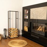 Firewood Rack with Bottom Plate