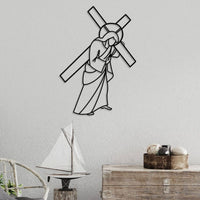 Jesus Cross Metal Art