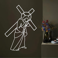 Jesus Cross Metal Art