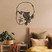 Leaf Headed Man Metal Wall Decor