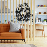 Medusa Metal Wall Art