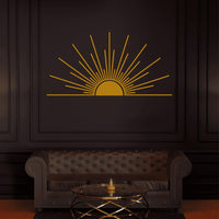 Sunburst Metal Wall Decor