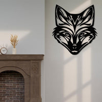 Fox Metal Wall Decor