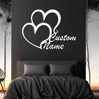 Personalizable Gift Double Heart