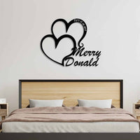 Personalizable Gift Double Heart