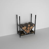 Elegant Metal Firewood Rack