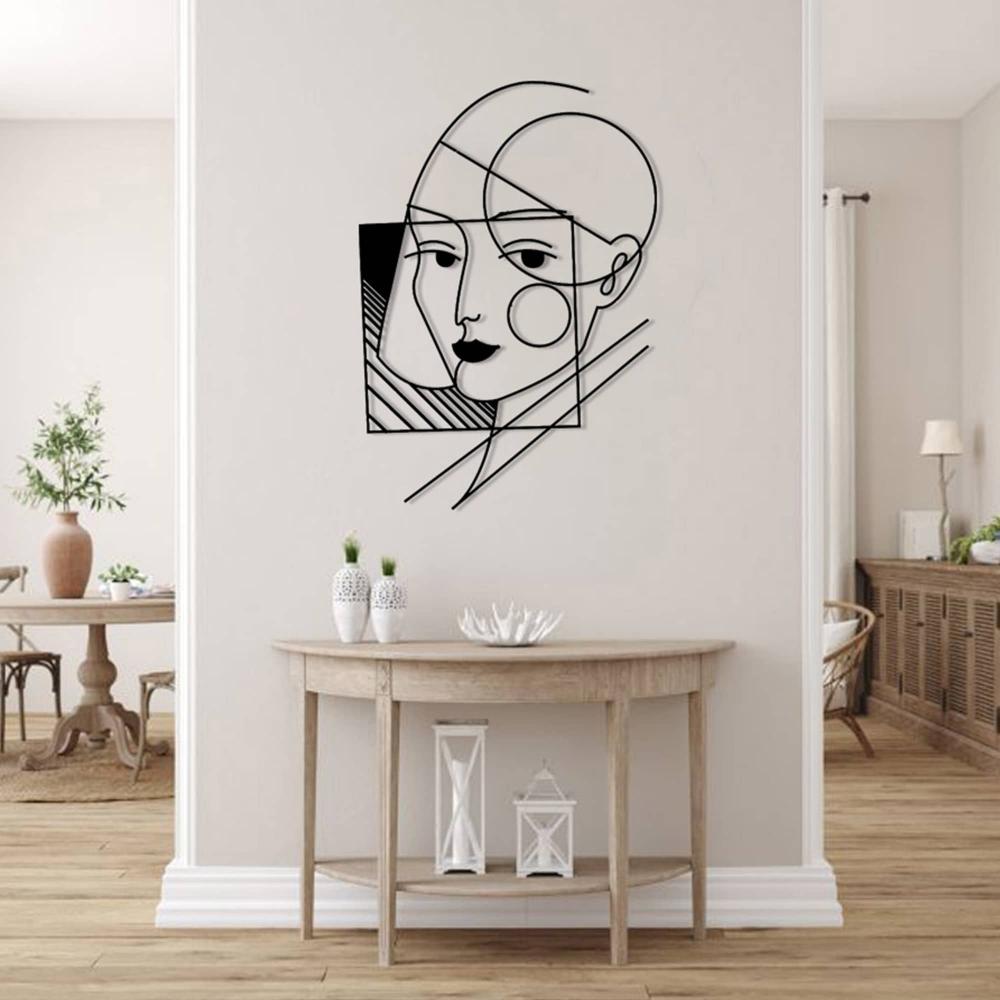 Geometric Lady Wall Art