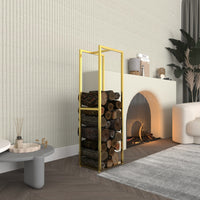 Modern Metal Log Holder