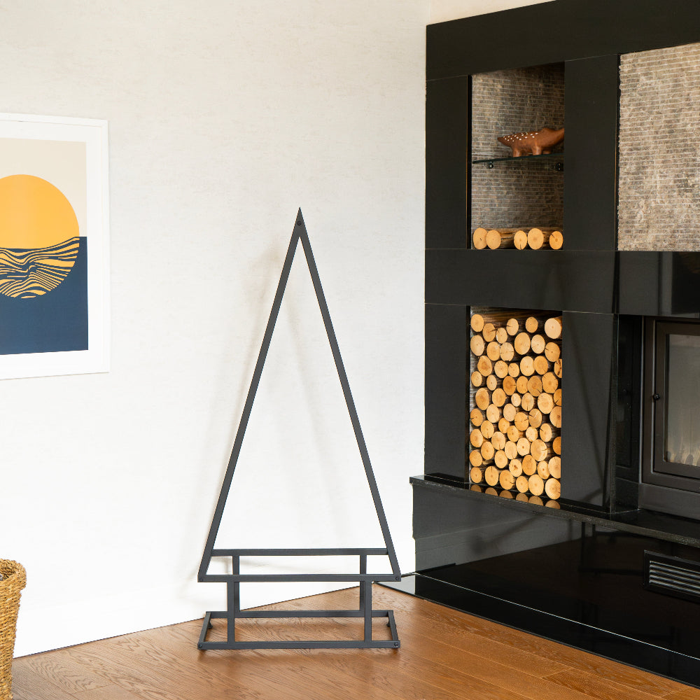 Pine Tree Shaped Firewood Rack