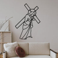 Jesus Cross Metal Art