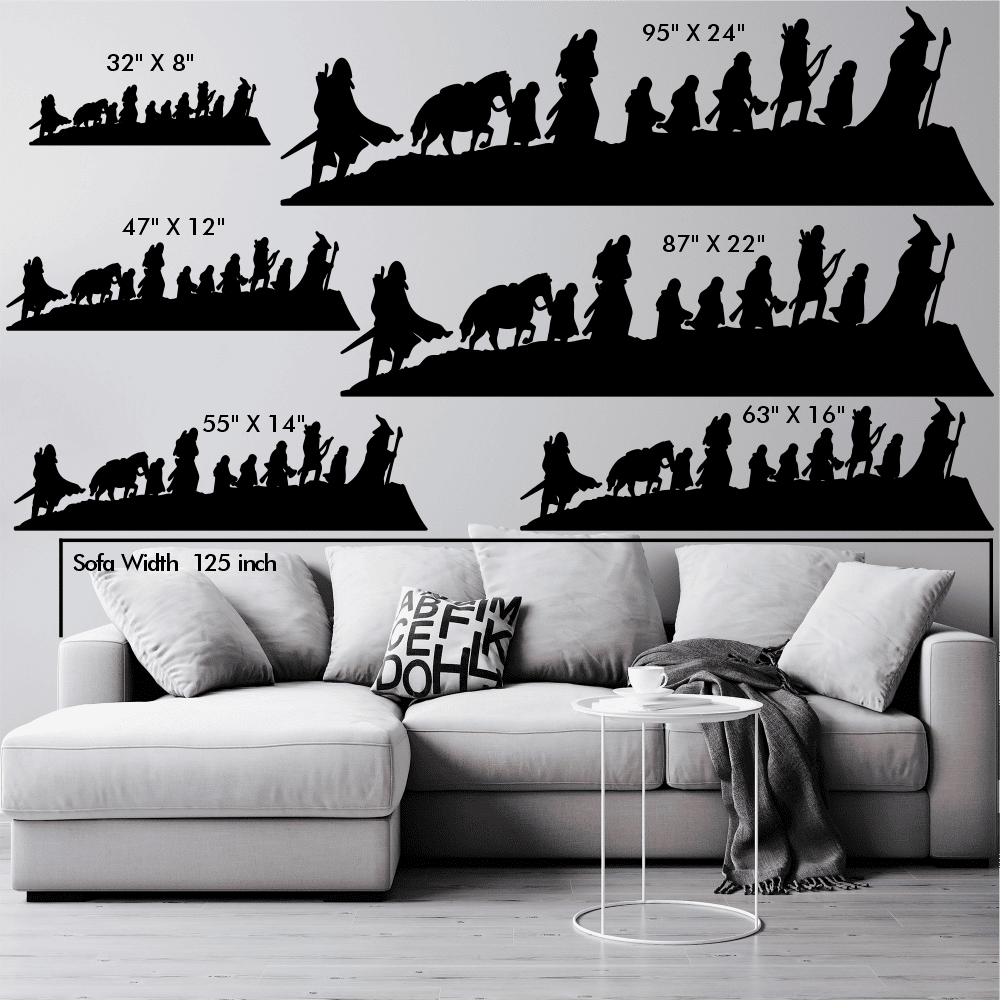 Lord of The Rings Metal Wall Art
