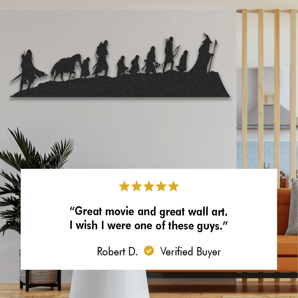 Lord of The Rings Metal Wall Art