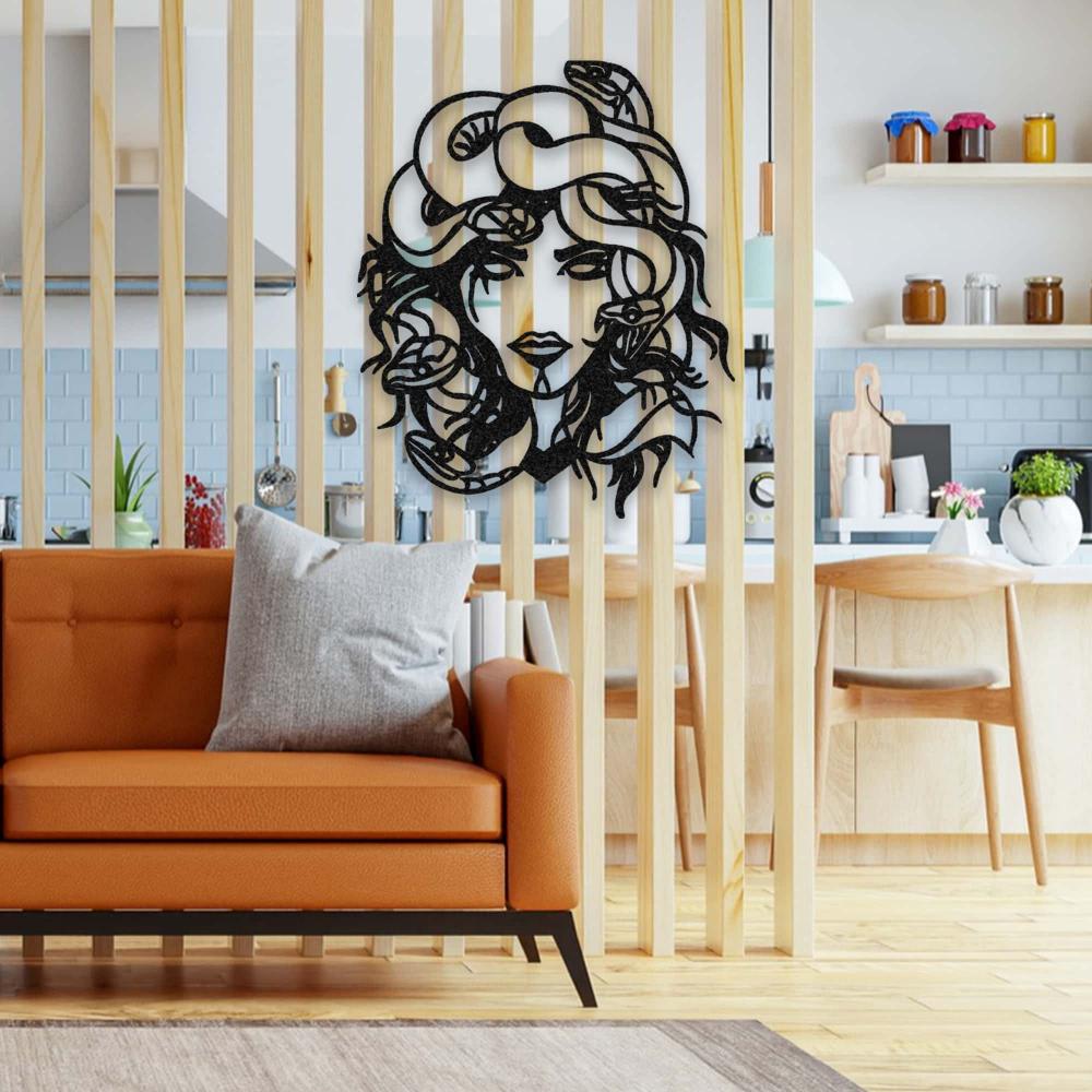 Medusa Metal Wall Art