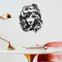Medusa Metal Wall Art