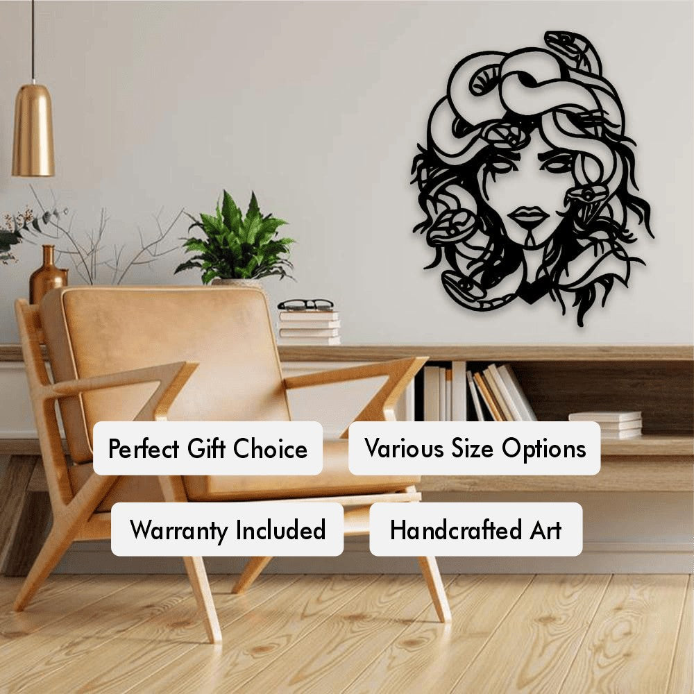 Medusa Metal Wall Art