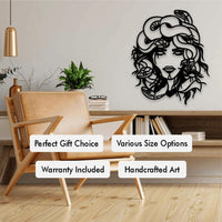 Medusa Metal Wall Art