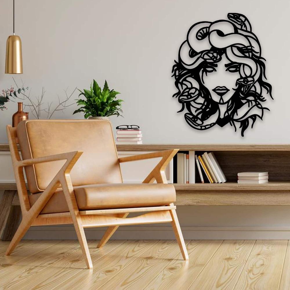 Medusa Metal Wall Art