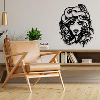 Medusa Metal Wall Art