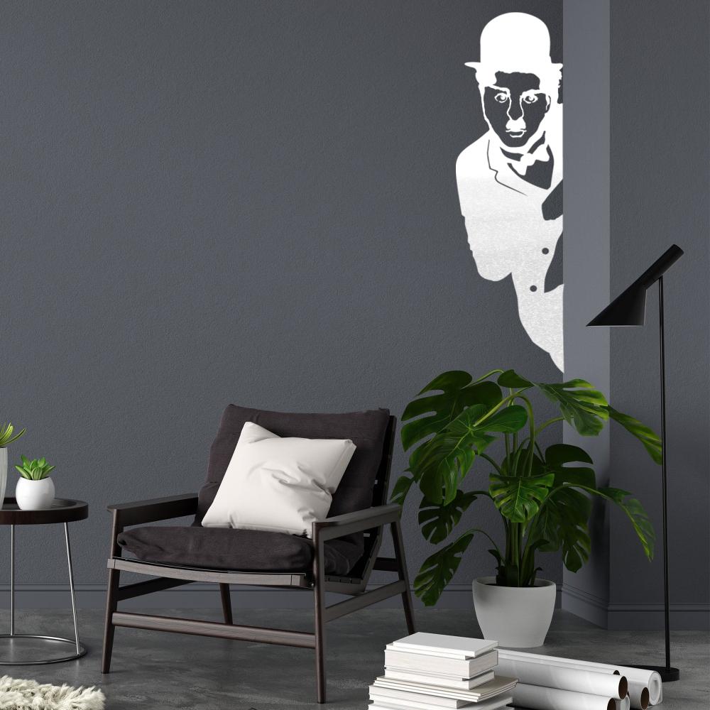 Metal Charlie Chaplin Wall Art
