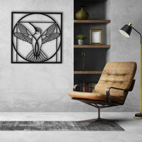 Metal Hummingbird Decor