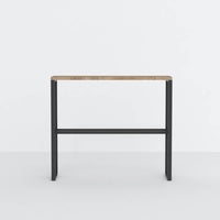 Modern Slipper Rack with Wood Top - Metal Shoe Storage Organizer