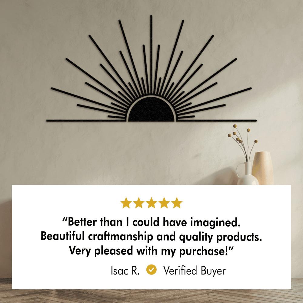 Sunburst  Metal Wall Decor