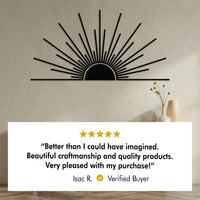 Sunburst  Metal Wall Decor