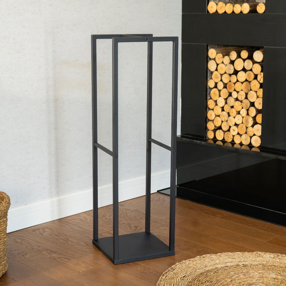 Modern Metal Log Holder