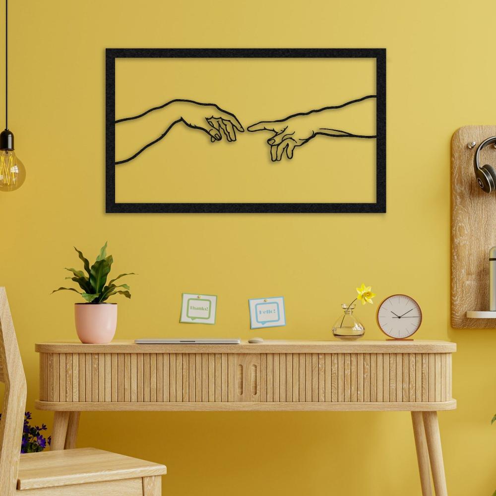 Sacred Creation of Adam Metal Wallart