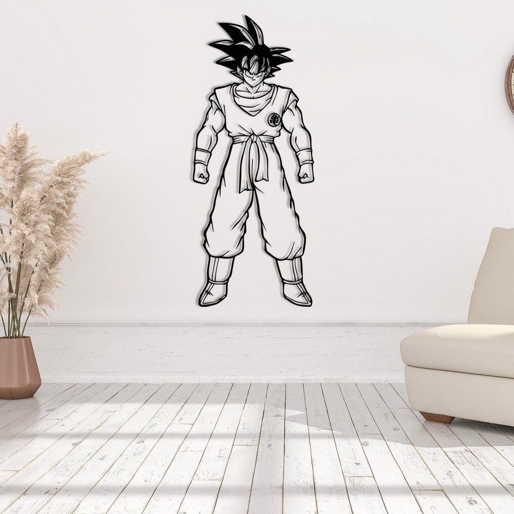 Saiyan of Earth Son Goku Metal Wall Art