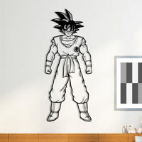 Saiyan of Earth Son Goku Metal Wall Art