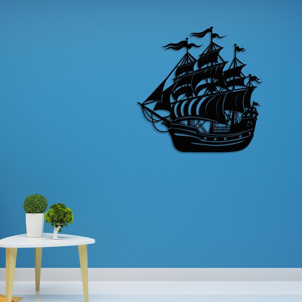 Ship Metal Wall Art