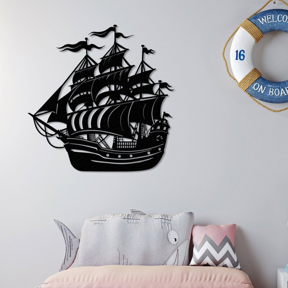 Ship Metal Wall Art