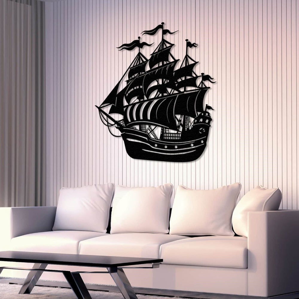 Ship Metal Wall Art