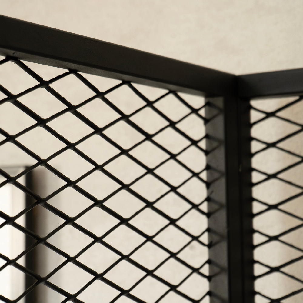 Tall Modern Metal Firewood Rack