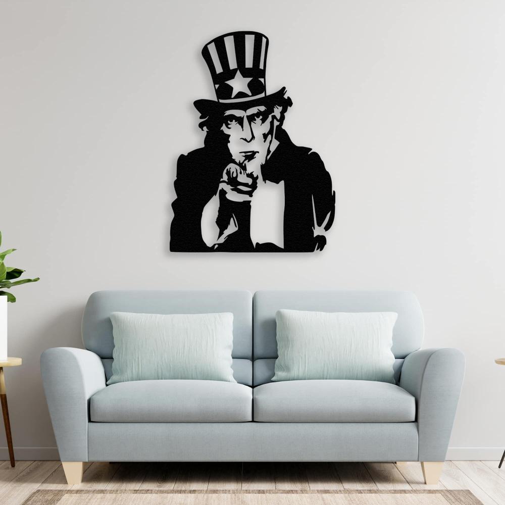 Uncle Sam Metal Wall Art