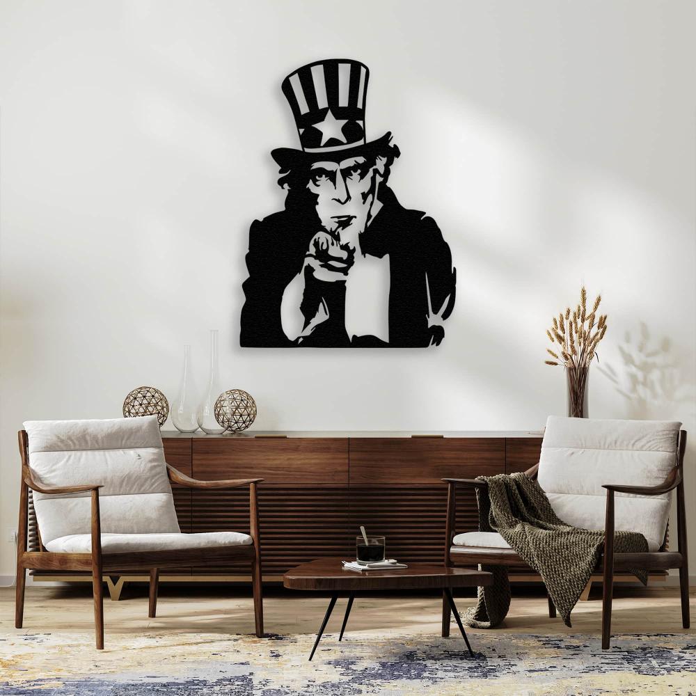 Uncle Sam Metal Wall Art