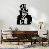Uncle Sam Metal Wall Art