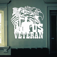 US Veteran Independence Day Gift Metal Wall Art