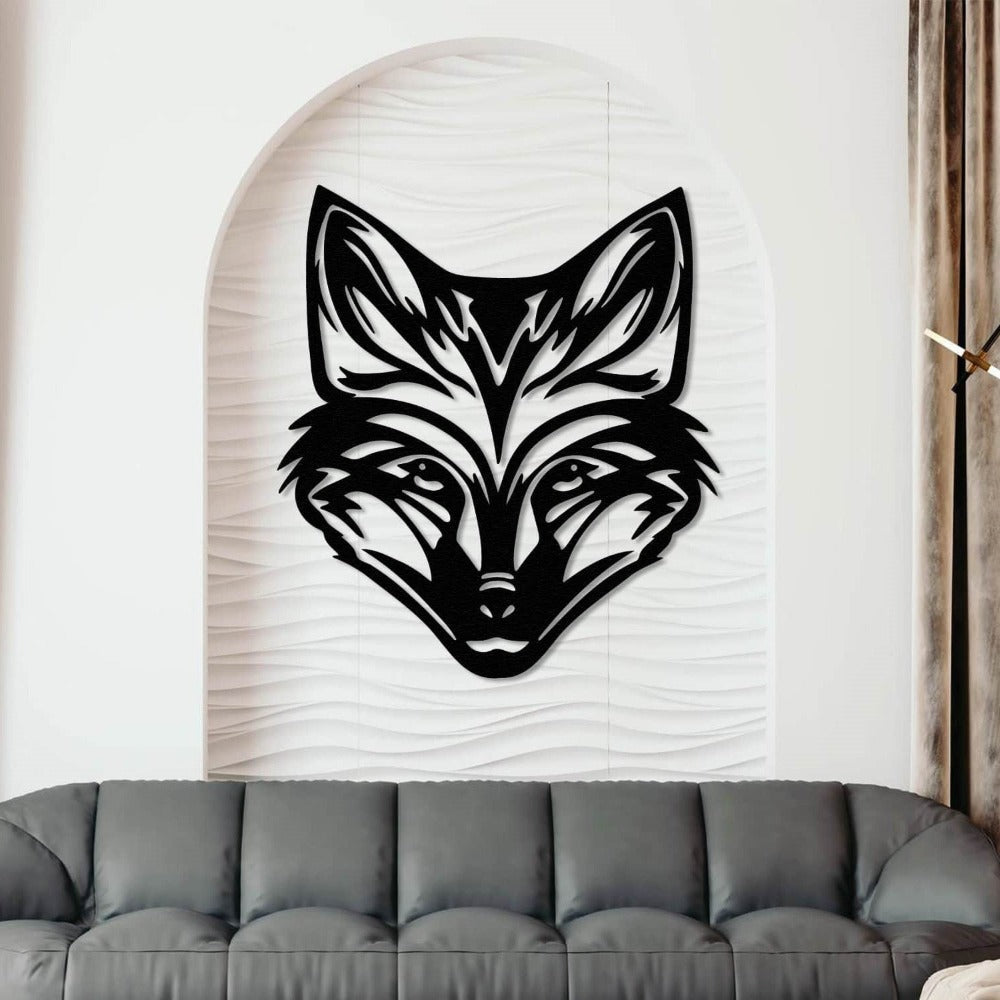 Fox Metal Wall Decor