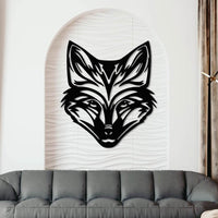 Fox Metal Wall Decor